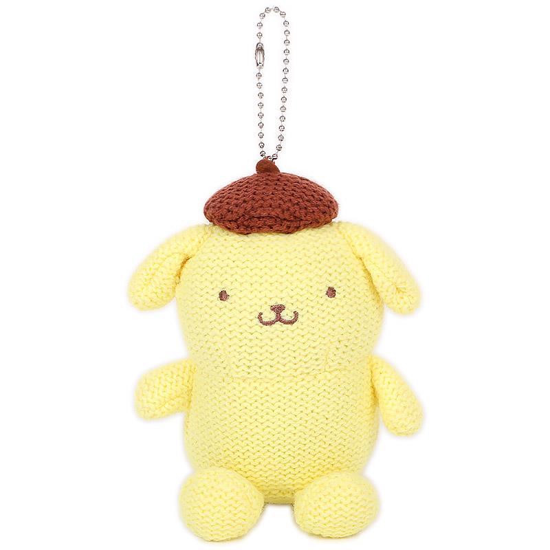 ポムポムプリン マスコットホルダー あみぐるみ風ニット サンリオ