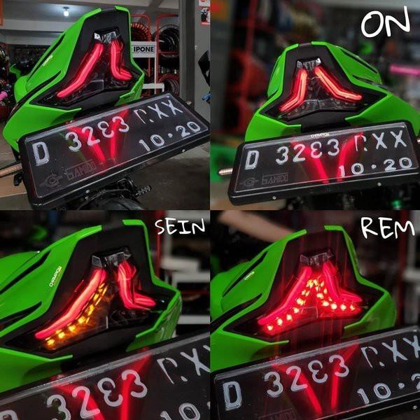 KAWASAKI ZX25R カスタム テールランプ ウインカー LED スモーク