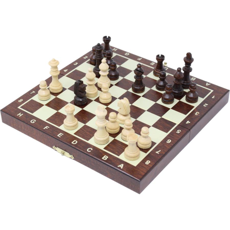 ChessJapan チェスセット 木製 コンパクト 20cm 磁石式 : チェス専門店
