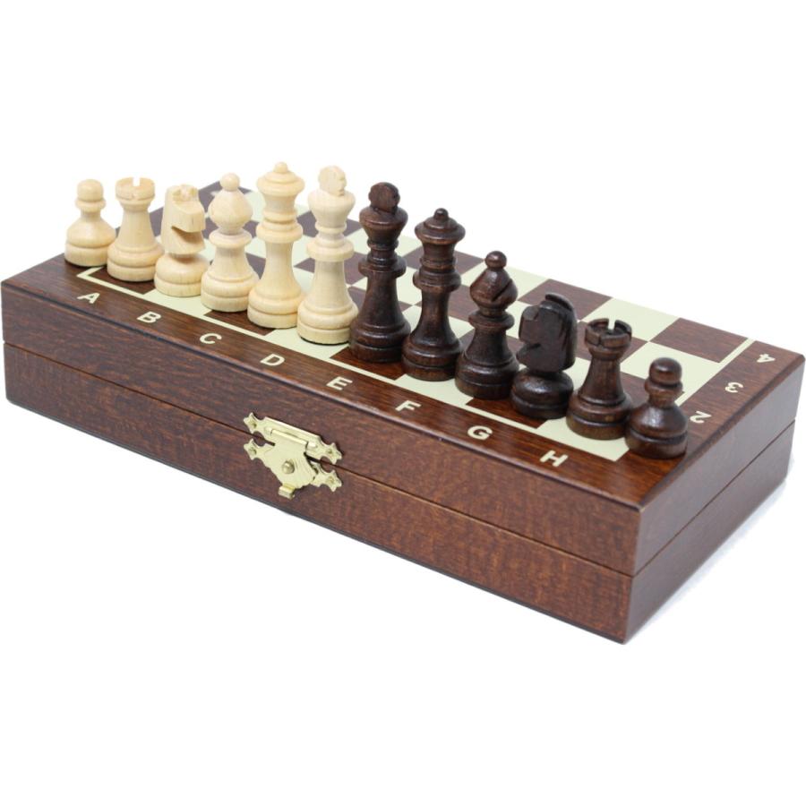 ChessJapan チェスセット 木製 コンパクト 20cm 磁石式 : チェス専門店