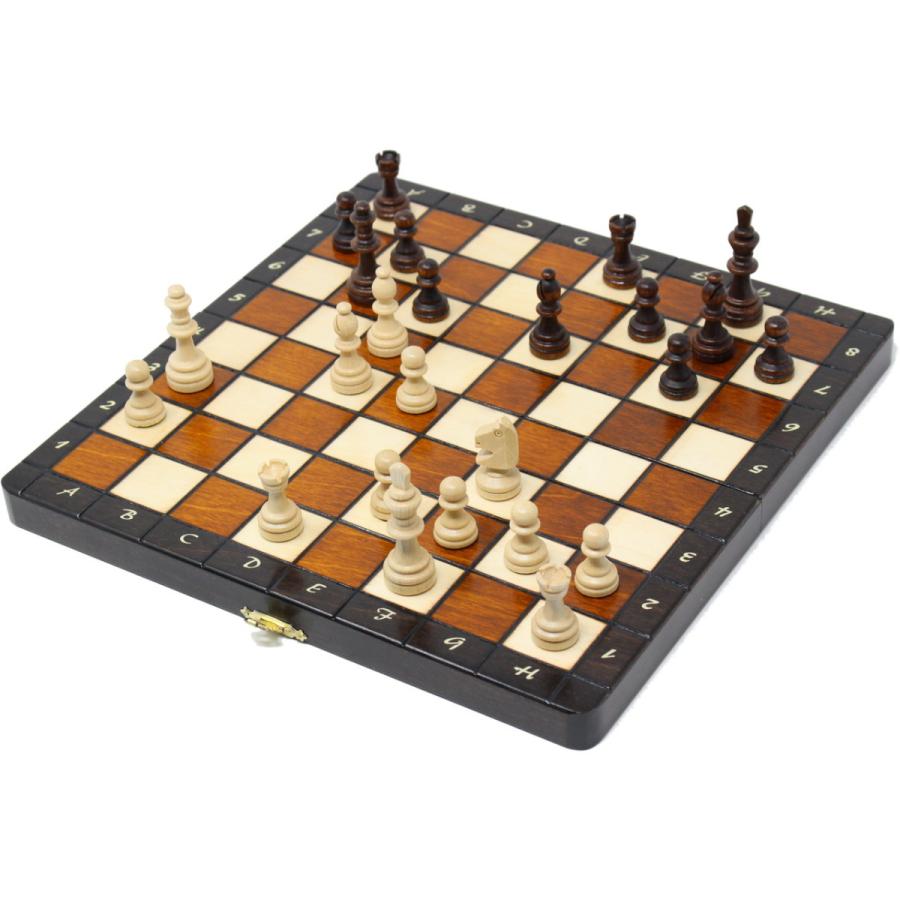 ChessJapan チェスセット 木製 プレミアムマグネティック 28cm 磁石式