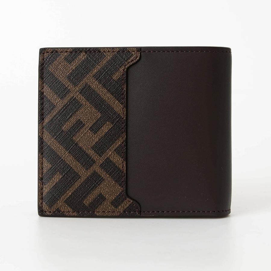 FENDI（フェンディ） 財布 二つ折り財布 FF SQUARED BI-FOLD WALLET FF