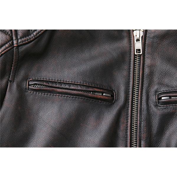 ライダースジャケット 本革 メンズ シングル レザージャケット