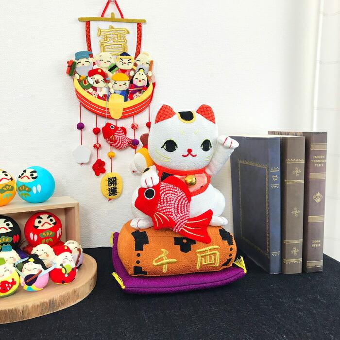 招き猫 置物 おしゃれ インテリア まねきねこ 正月飾り 猫の日 福背