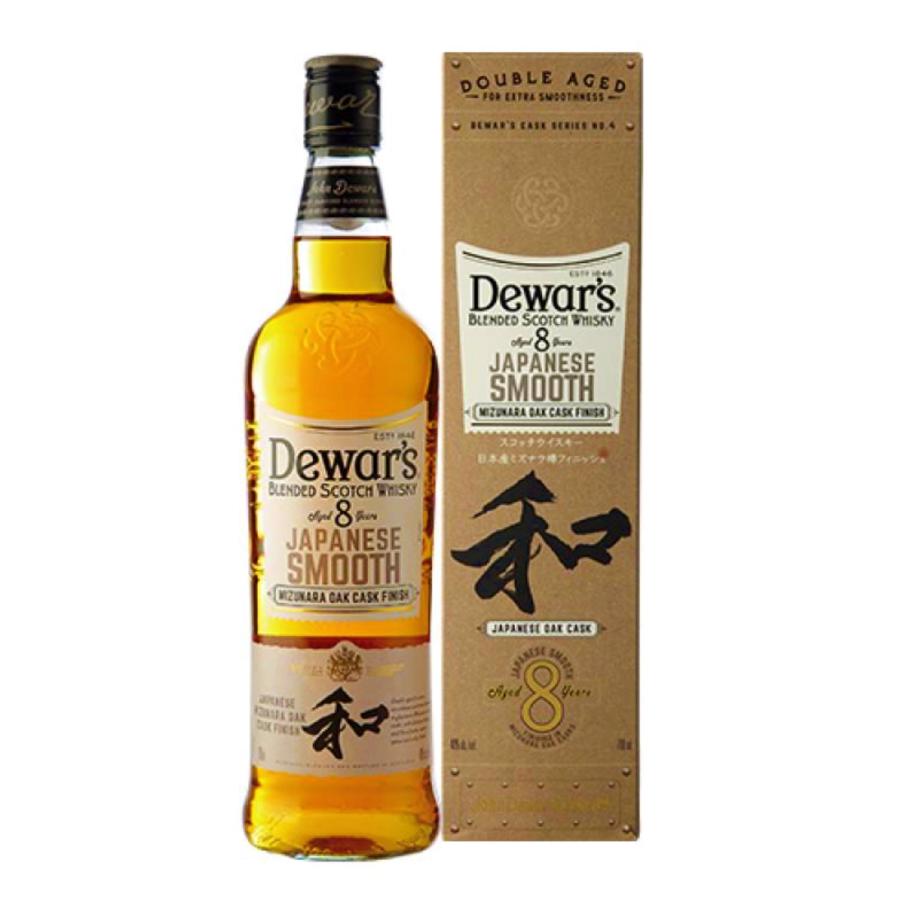 箱無】デュワーズ 和 ジャパニーズスムース8年 700ml 箱無 正規品