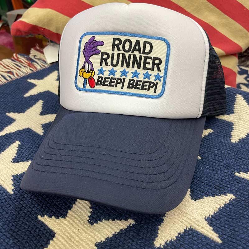 メッシュキャップ ネイビー ロードランナー スクエア ROAD RUNNER