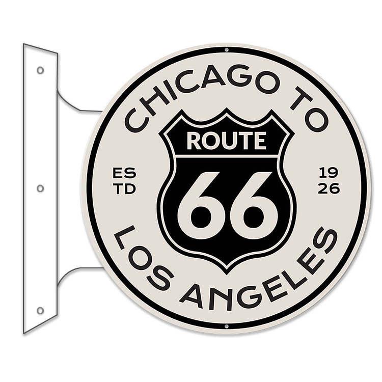 ROUTE66 フランジ 看板 サイン 両面看板 ルート66 アメリカン雑貨