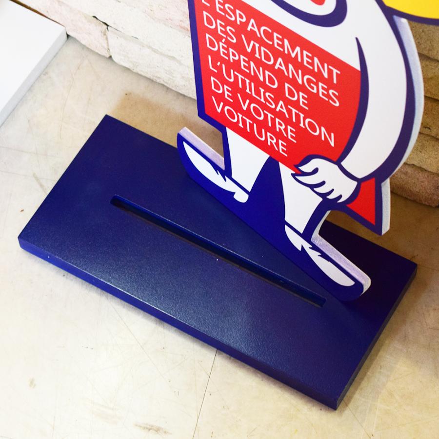 ESSO BOY 木製看板】エッソボーイ スタンド付き / 看板 MDF ガレージ