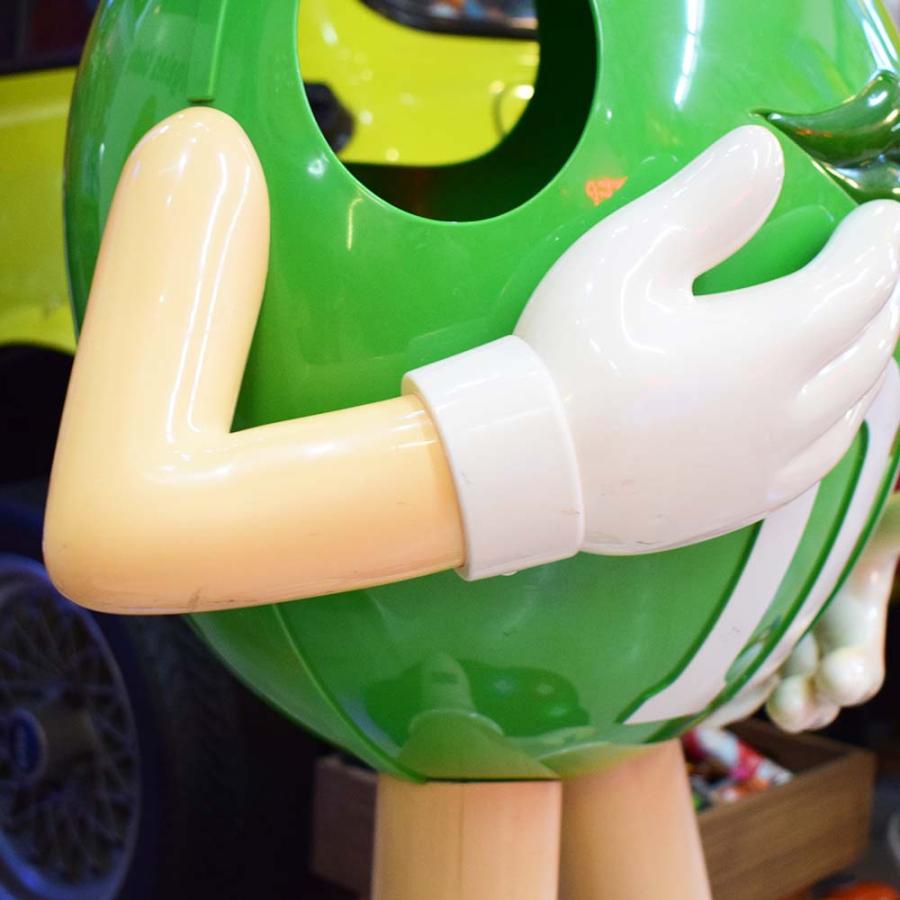 m&m's エムアンドエムズ ディスプレイ [グリーン] / キャスター付き