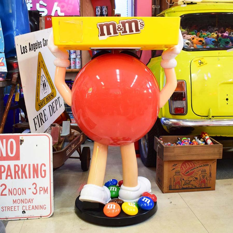 m&m's エムアンドエムズ ディスプレイ [レッド] / キャスター付き
