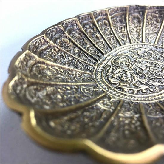 ブラス オーバル トレイ アンティークゴールド 真鍮 トレー 小物入れ