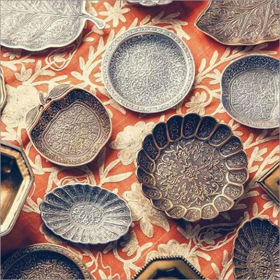 ブラス オーバル トレイ アンティークゴールド 真鍮 トレー 小物入れ