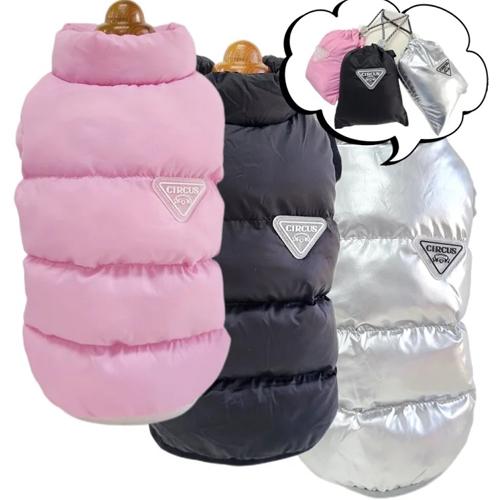 犬の服 秋 冬 Pocketable中綿ベスト circus サーカスサーカス 洋服