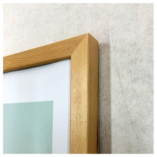 インテリア アート パネル B4 フレーム シンプル 木製 額縁 25.7×36.4