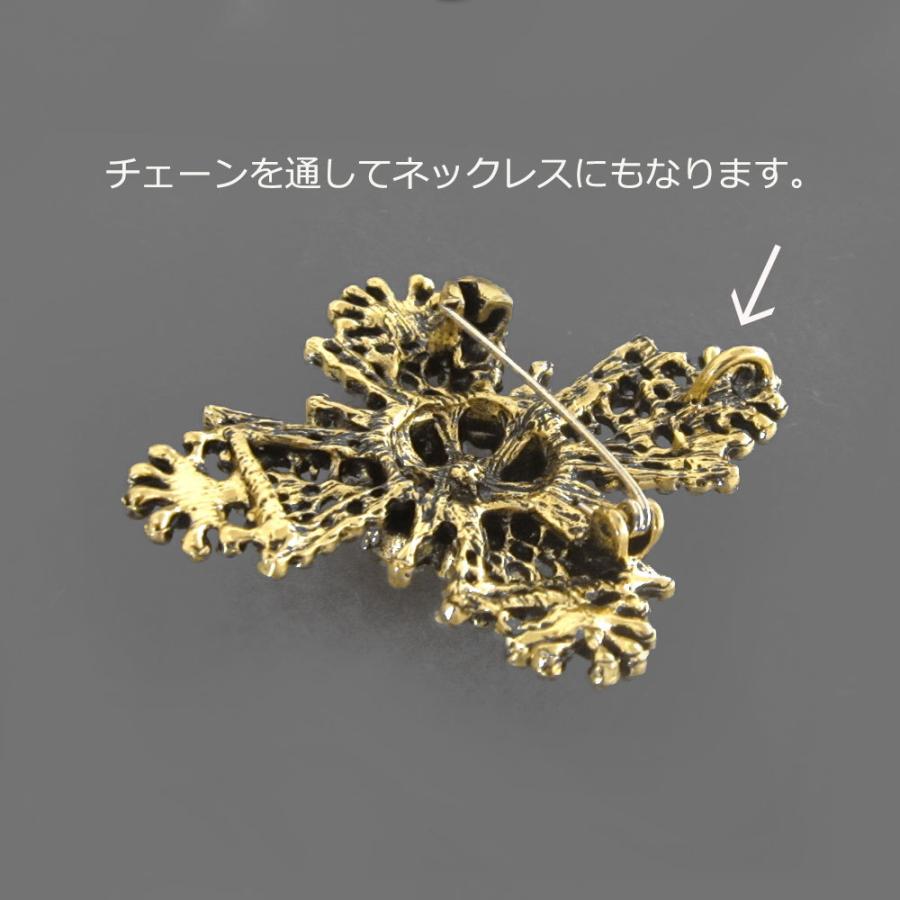 まこと@断捨離中専用☆FOXEY クリスタル ラインストーン ブローチ