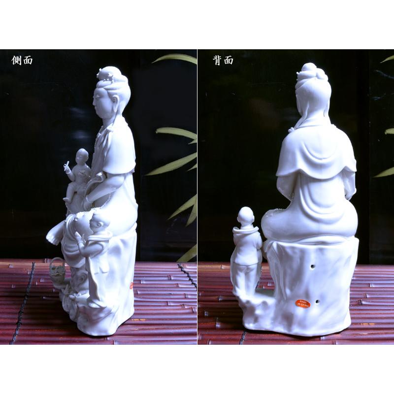 白磁陶器 慈母観音像 : 中国貿易公司ctcオンラインショップ - 通販