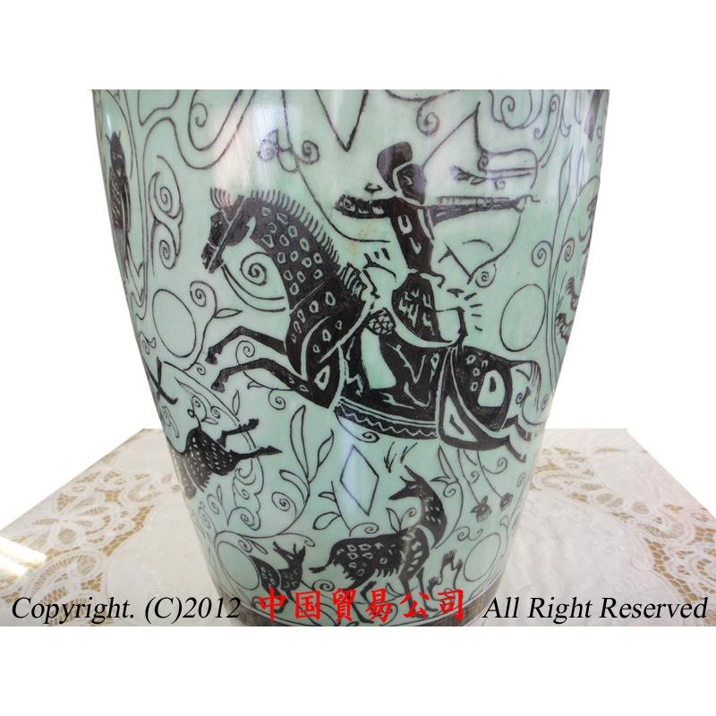 景徳鎮花瓶 景徳鎮 新彩双耳梅瓶 : 中国貿易公司ctcオンラインショップ