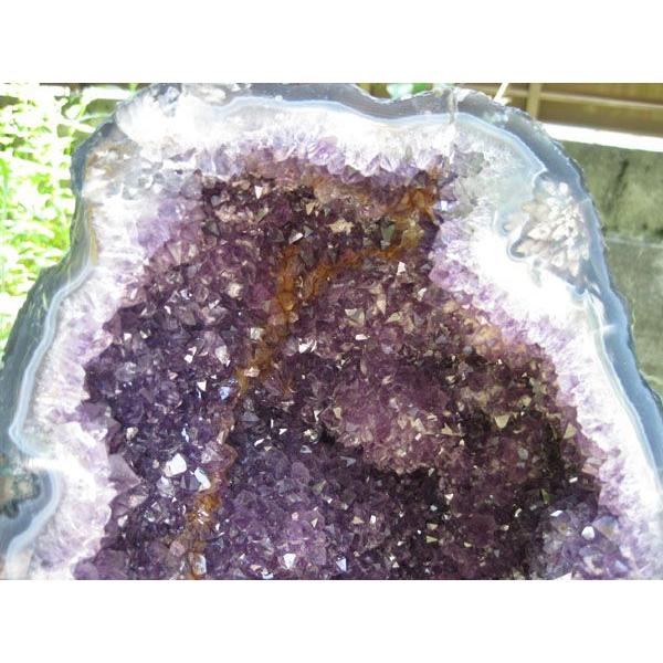 天然原石アメジストドーム14.2Kg 天然紫水晶群晶石ジオドー 紫水晶