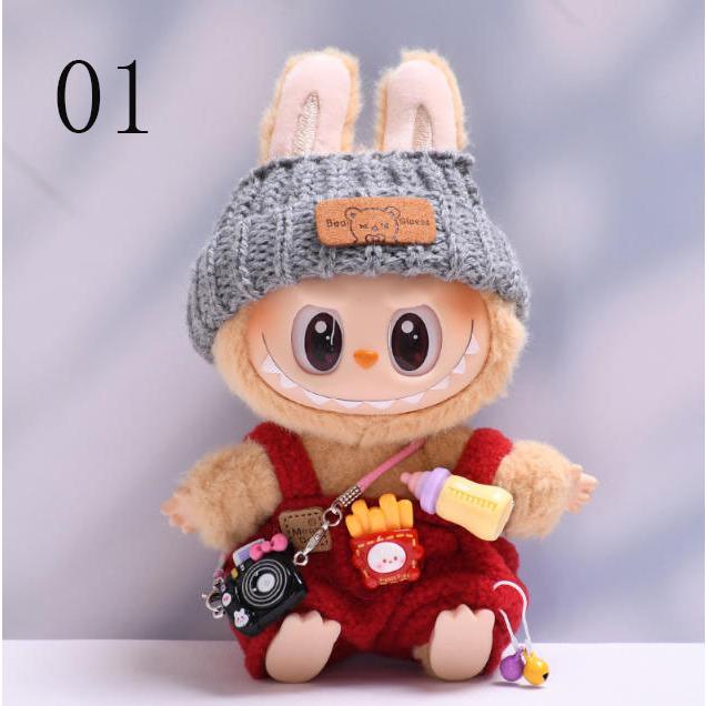 新品 13色 THE MONSTERS Exciting Macaron ぬいぐるみ用服 LABUBU