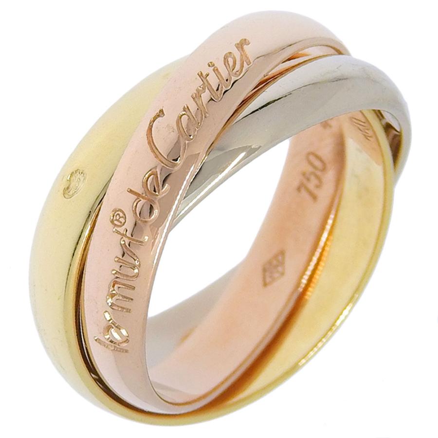 CARTIER カルティエ トリニティ リング・指輪 K18ゴールド（YG×PG×WG