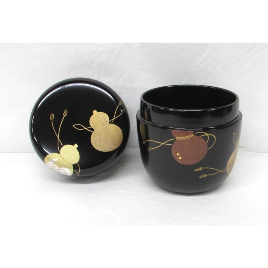 中棗 六瓢蒔絵 宮田宗景作 木製 季節に関係なくお使い頂けます