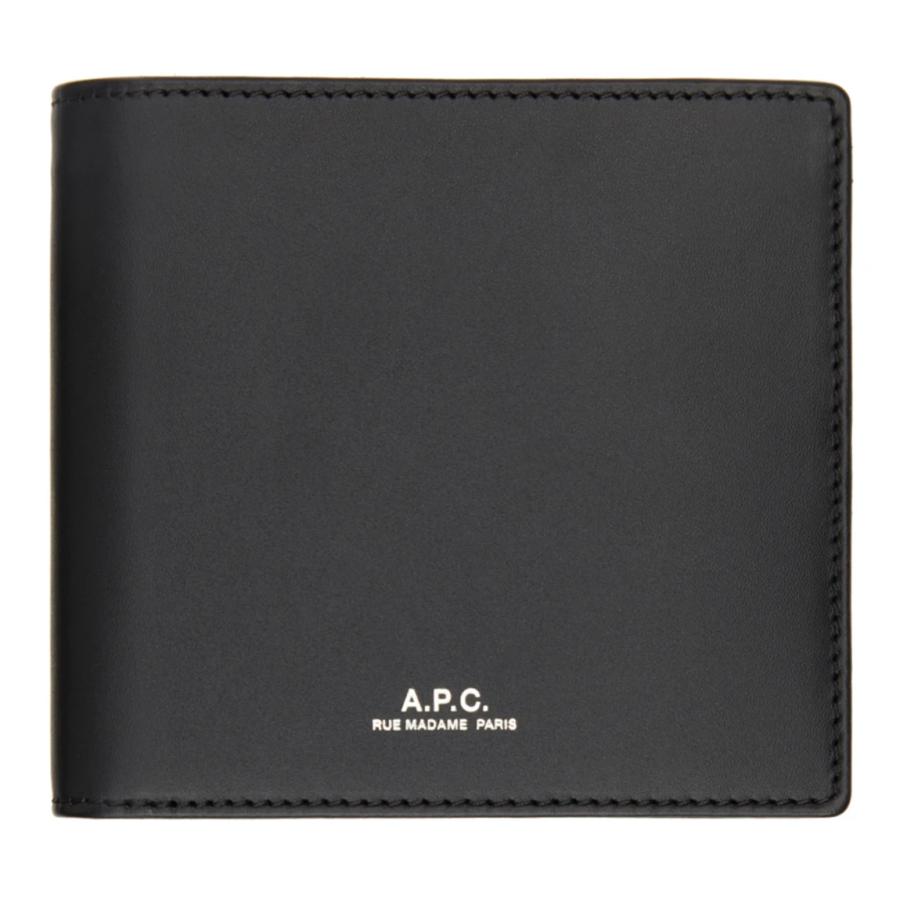 A.P.C. ブラック 二つ折り財布
