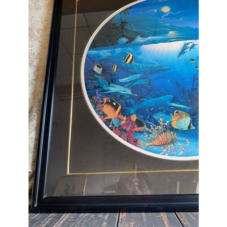 版画 クリスチャン・リース・ラッセン マウイホエールソング