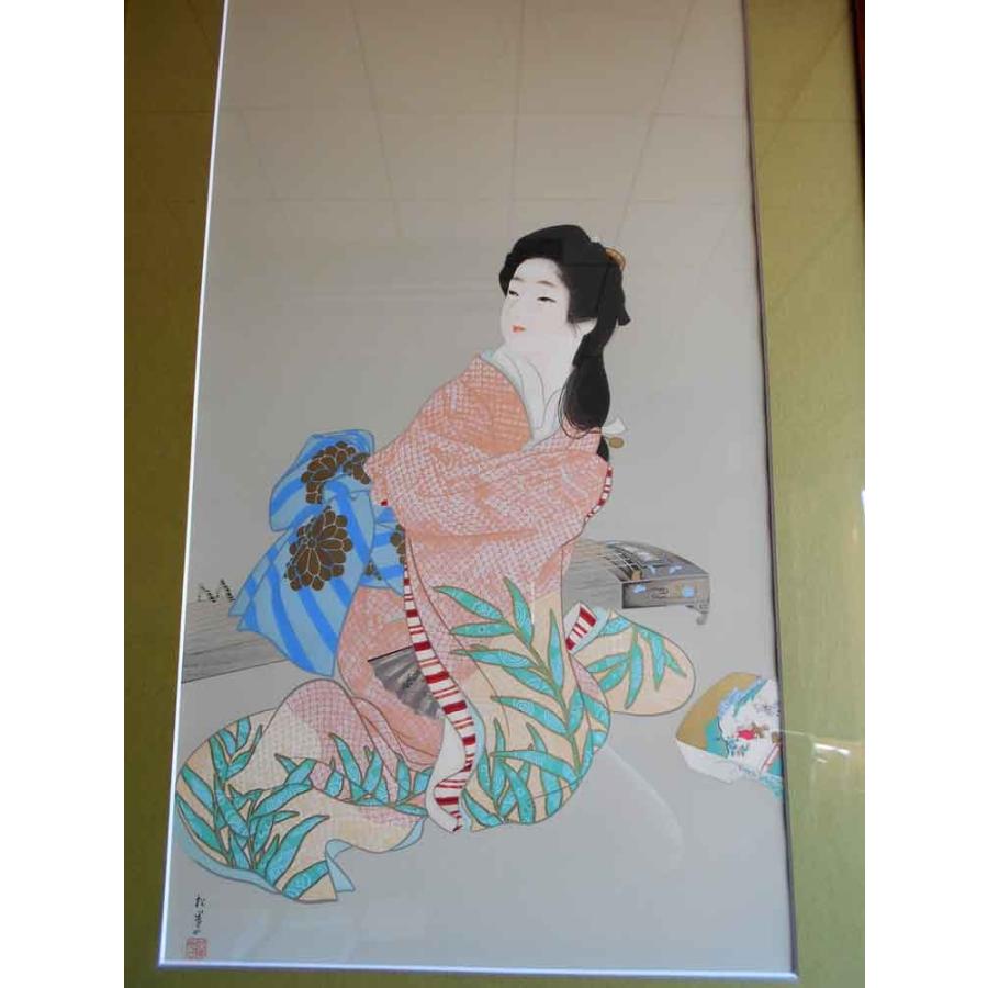 絵画 上村松園 娘深雪／版画 シルクスクリーン 全国送料無料 : 古都