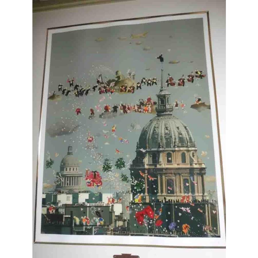 絵画 ヒロ、ヤマガタ パリスオーケストラ（カノン） 版画 シルク