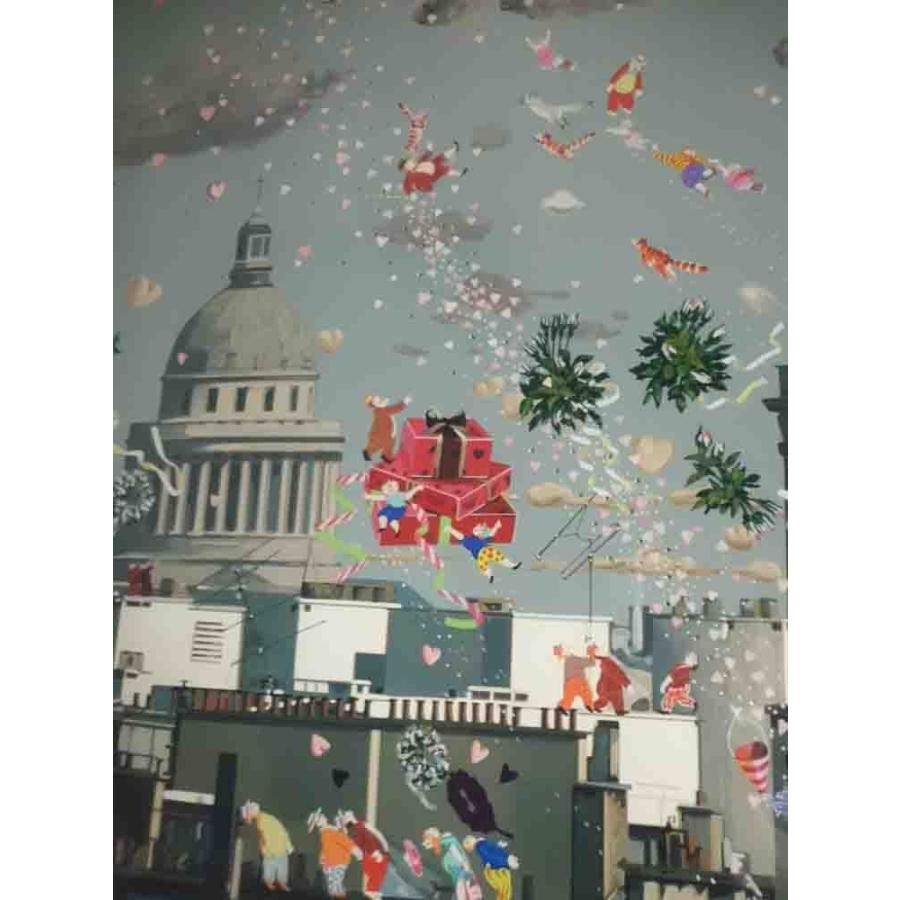 絵画 ヒロ、ヤマガタ パリスオーケストラ（カノン） 版画 シルク