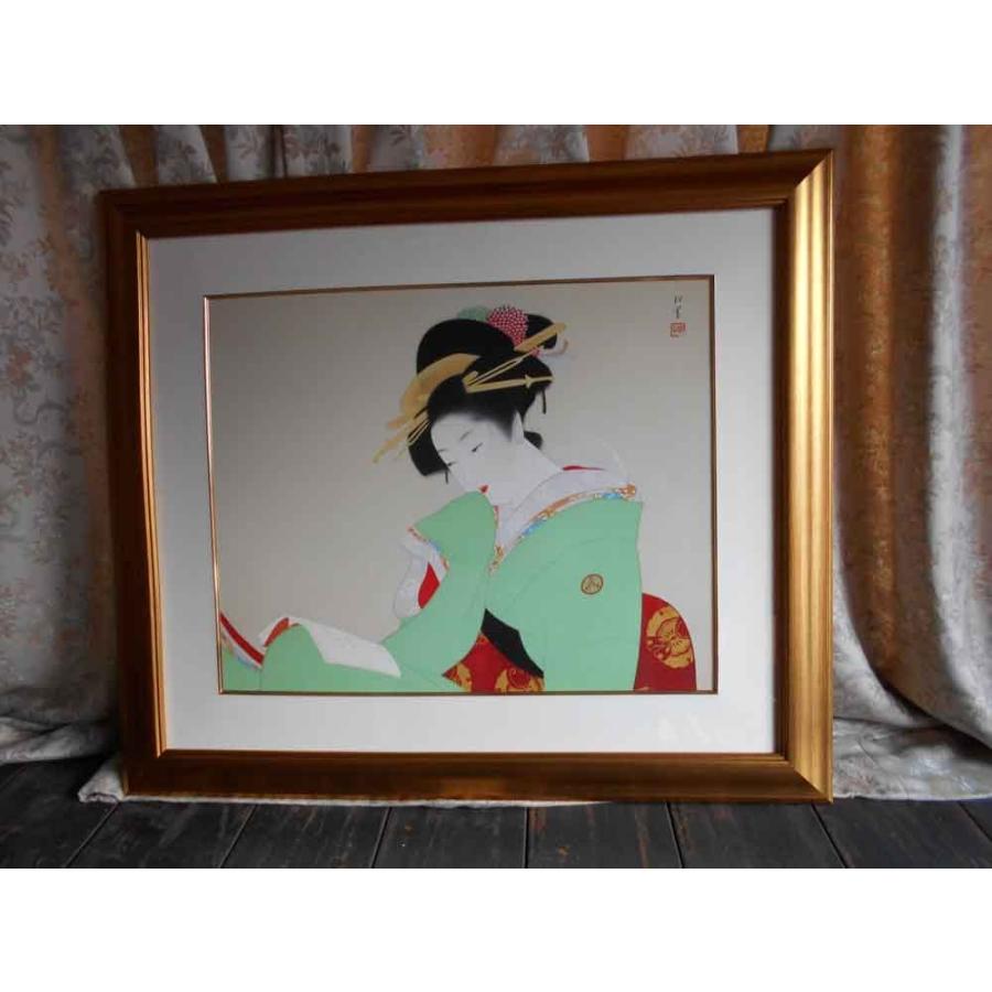◯絵画 シルクスクリーン版画 額装品 絵画シルクスクリーン版画額装品