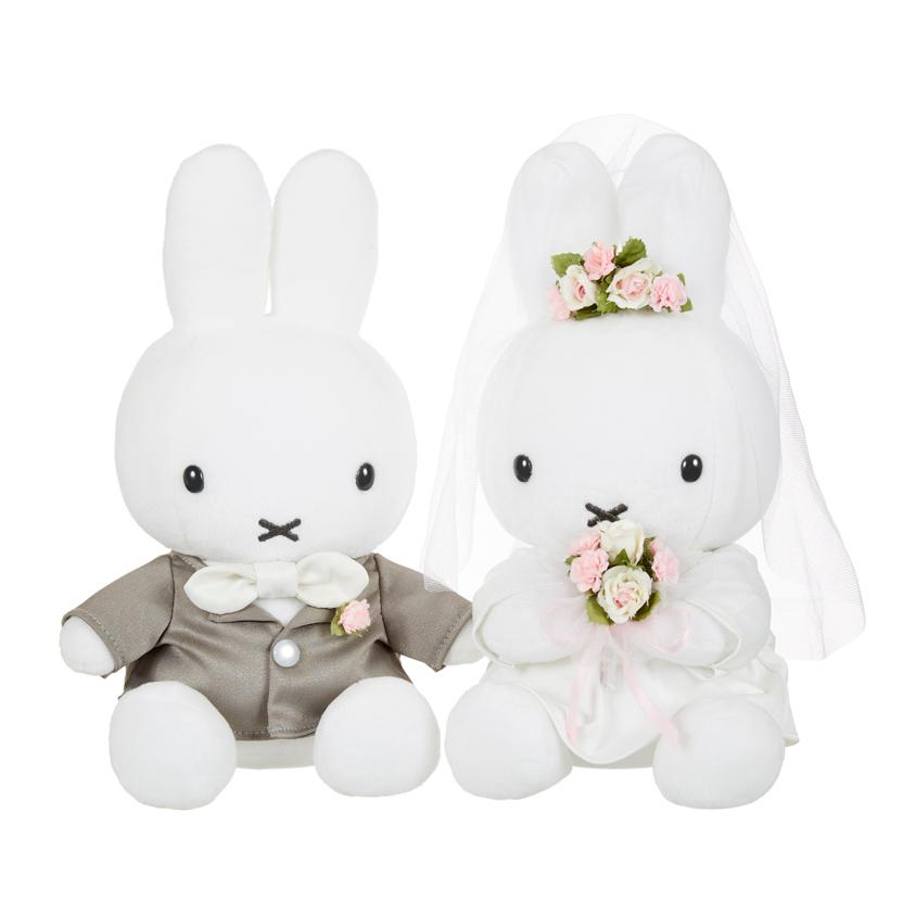 ウェディングドール 洋装 ミッフィー うさぎ ブルーナ ぬいぐるみ