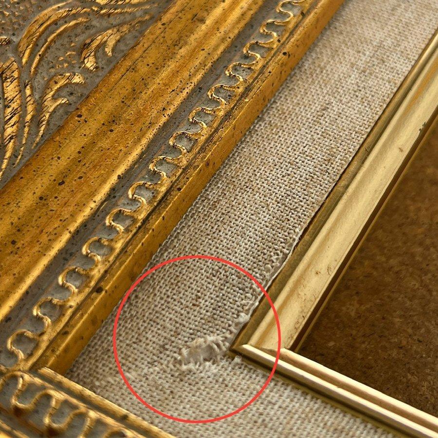 額縁 金彩 F10号 高級 ガラス 空額 アンティーク 油絵等に 絵画