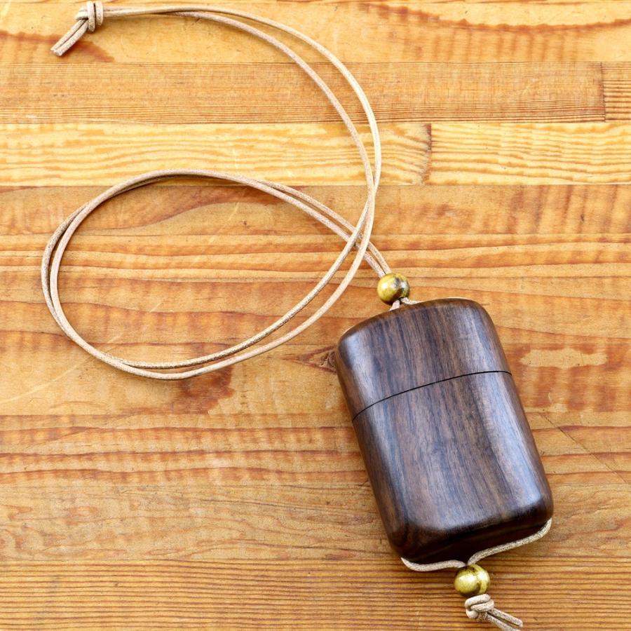 印籠 紫檀 印鑑 小銭入れ ラウンド ロックスモーション 薬ケース