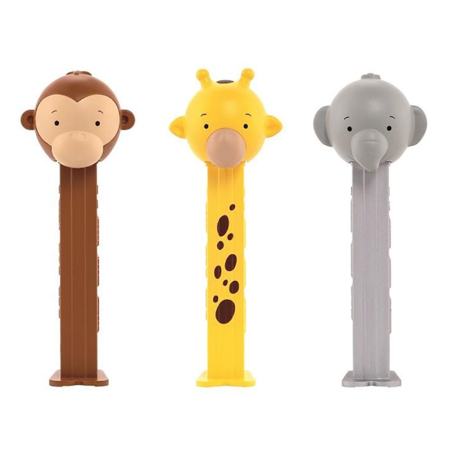 PEZ（ペッズ） ペッツ PEZimals、ノーマル3種セット、アメリカ台紙