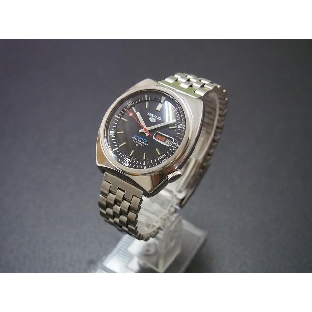 SEIKO（セイコー） 5 SPORTS ファイブ スポーツ 21石 ブラック 昭和