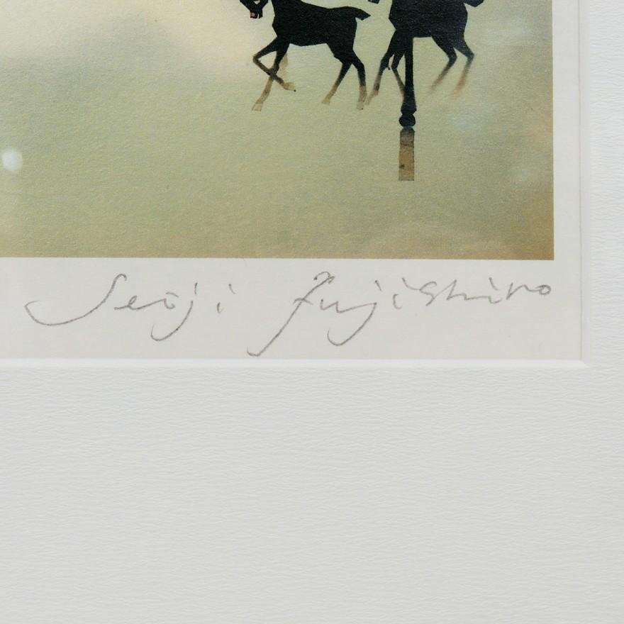 藤城清治 レフグラフ 「星空のともしび」 四季のメルヘン冬