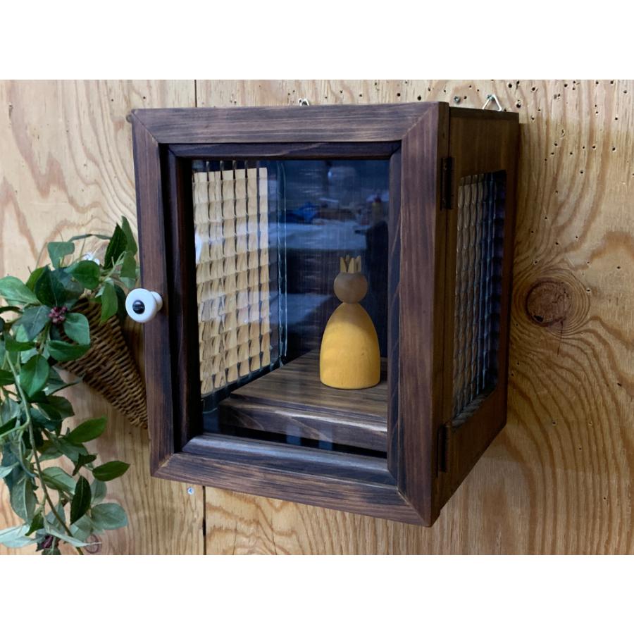 台座 飾り台 ダークブラウン 13×13×3cm フィギュア ディスプレイ 木製