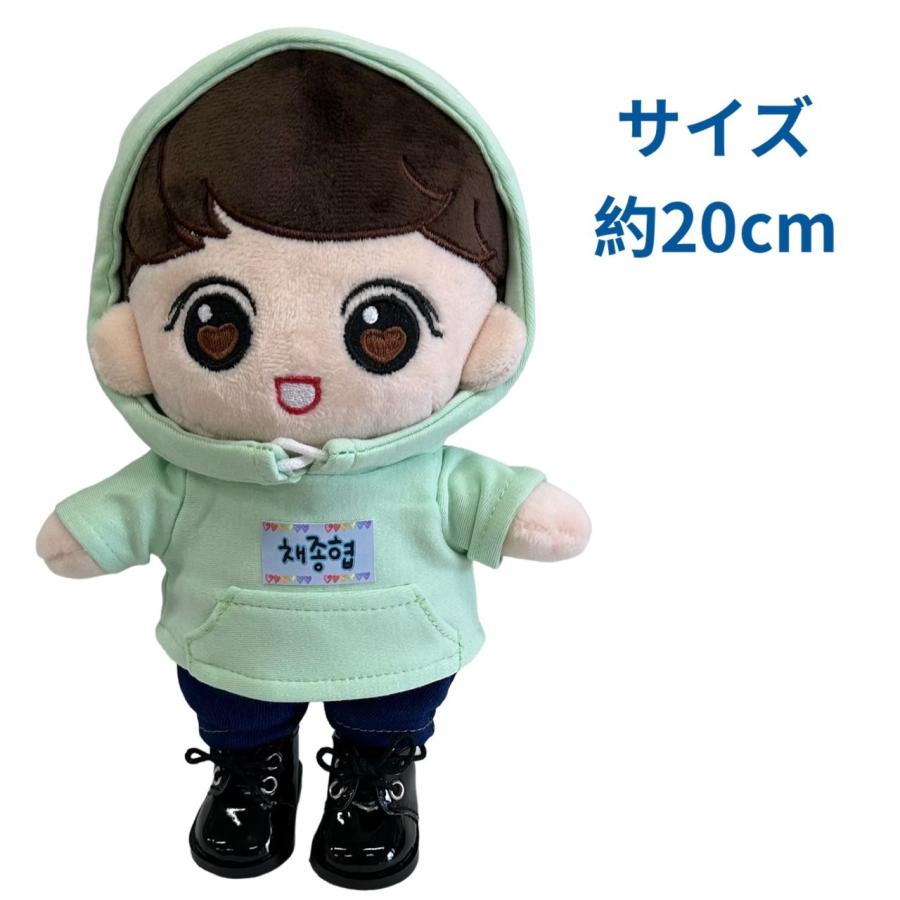 キャラクタードール チェジョンヒョプ似 着せ替え ぬいぐるみ 20cm