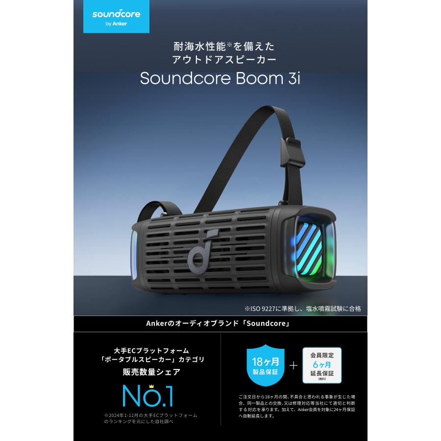 Soundcore（Anker） Anker Soundcore Boom 3i bluetooth スピーカー