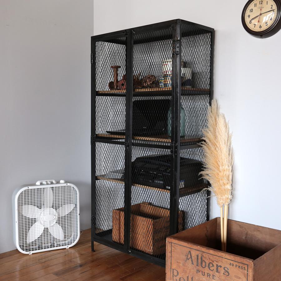 キャビネット インダストリアル スチール アイアン チェスト リビング