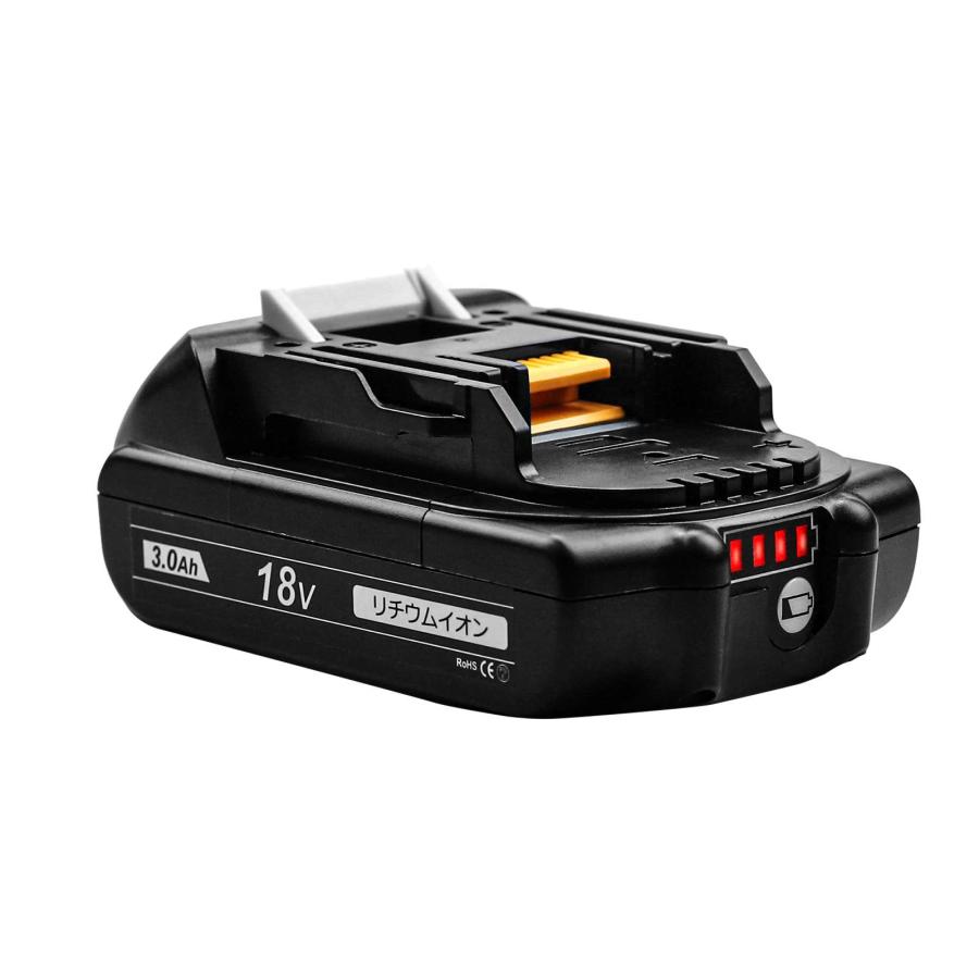 マキタ 互換バッテリー BL1830B 電池 3Ah 3アンペア 小型薄型電池 18V