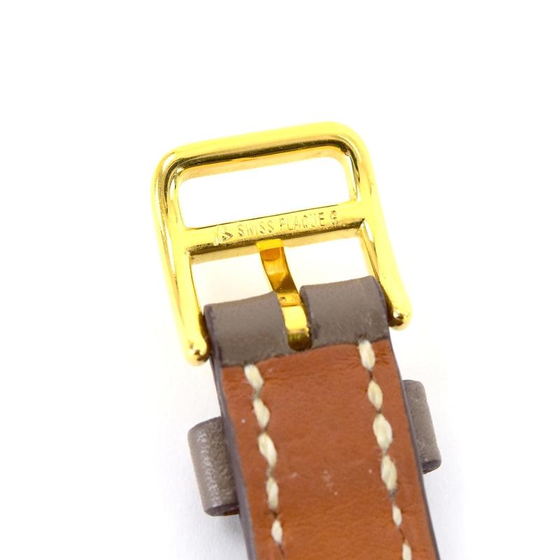 Arceau エルメス アルソー レディースウォッチ SS×GP 革ベルト