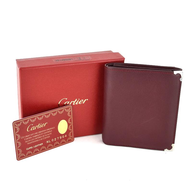 Cartier（カルティエ） 財布 マストライン 三つ折り 3つ折り ミニ財布