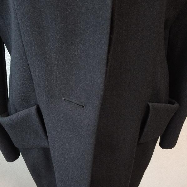 CELINE（セリーヌ） #anc コート 40 チャコールグレー ヴィンテージ 銀