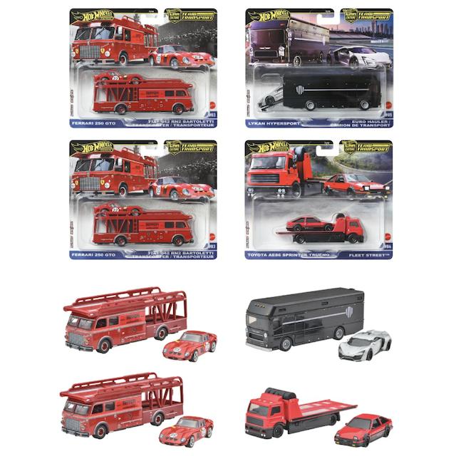 Hot Wheels（ホットウィール） フェラーリ 250 GTO/FIAT 642 RN2 x2