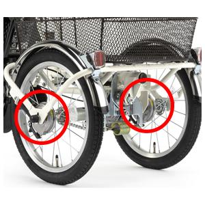 ViVi パンクしない(後輪) Panasonic ビビライフ パナソニック電動