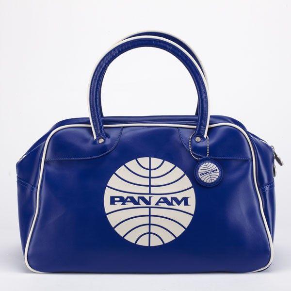 パンナム ボストンバッグ エクスプローラー ブルー ユニセックス Pan