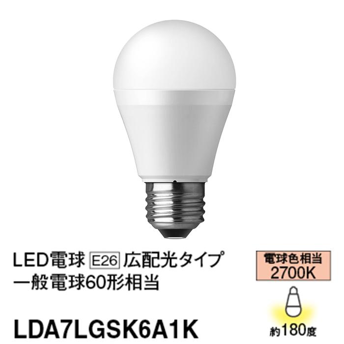 Panasonic（パナソニック） LDA7LGSK6A1K LED電球 一般電球タイプ 60W