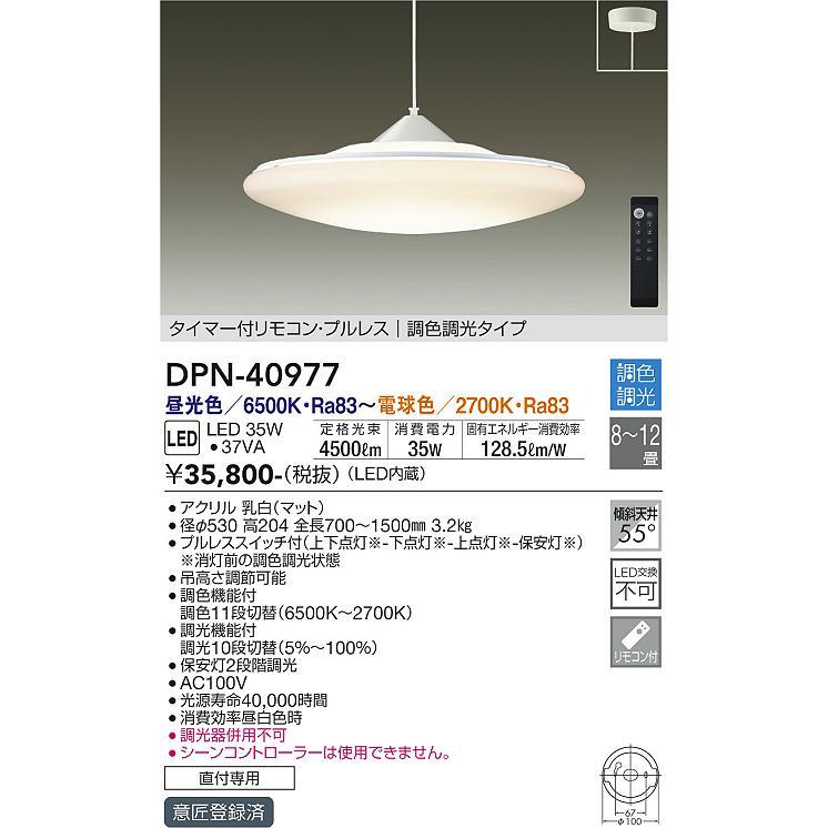 大光電機 安心のメーカー保証【送料無料】大光電機 DPN-40977
